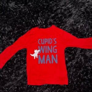 Carter's Red Graphic Long Sleeve Shirt